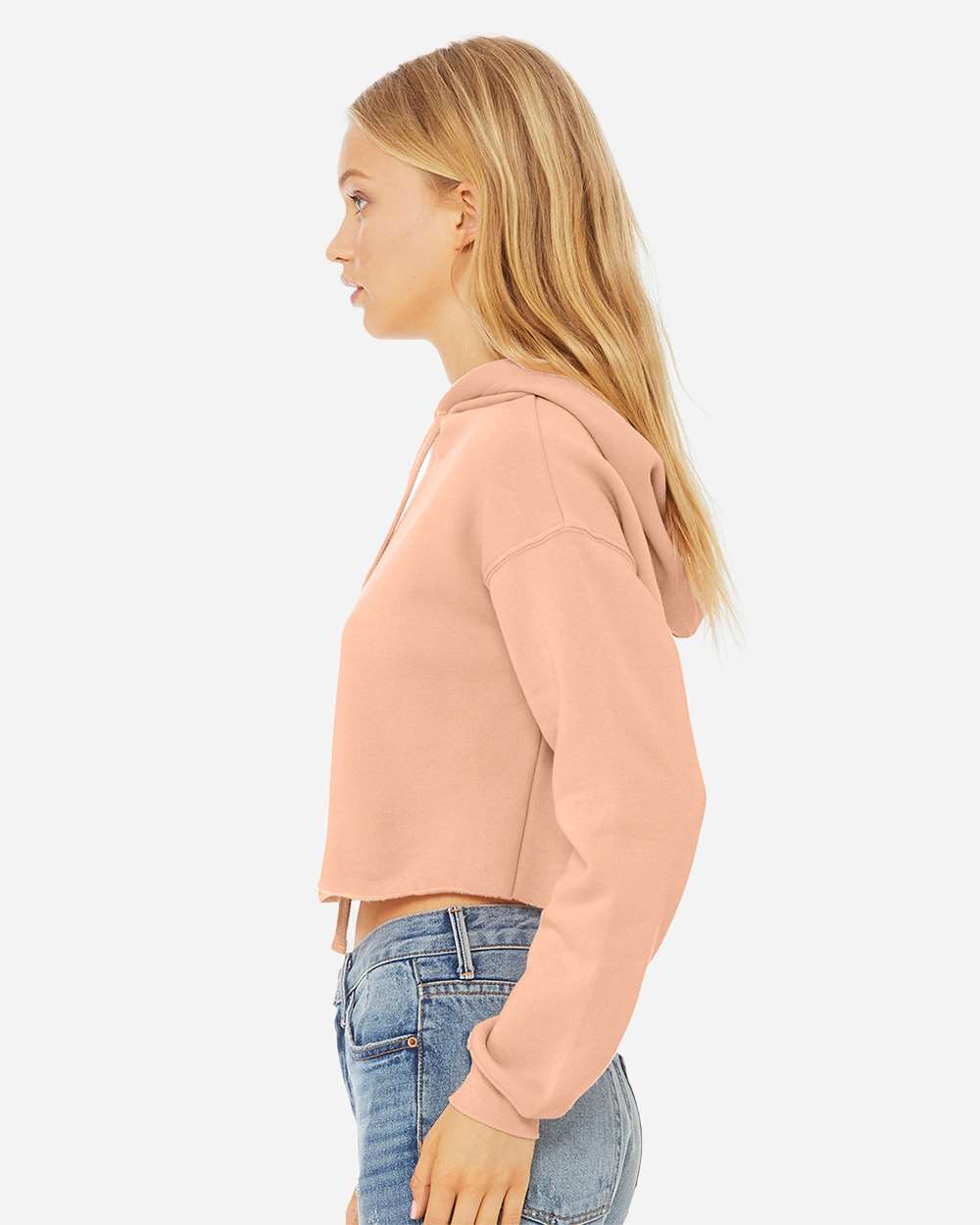 Women's Crop Fleece Hoodie Sweatshirt