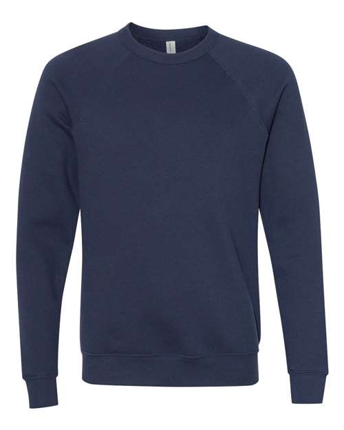 BELLA + CANVAS Unisex Sponge Fleece Raglan Crewneck Sweatshirt