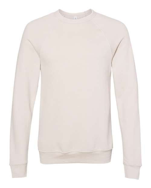BELLA + CANVAS Unisex Sponge Fleece Raglan Crewneck Sweatshirt