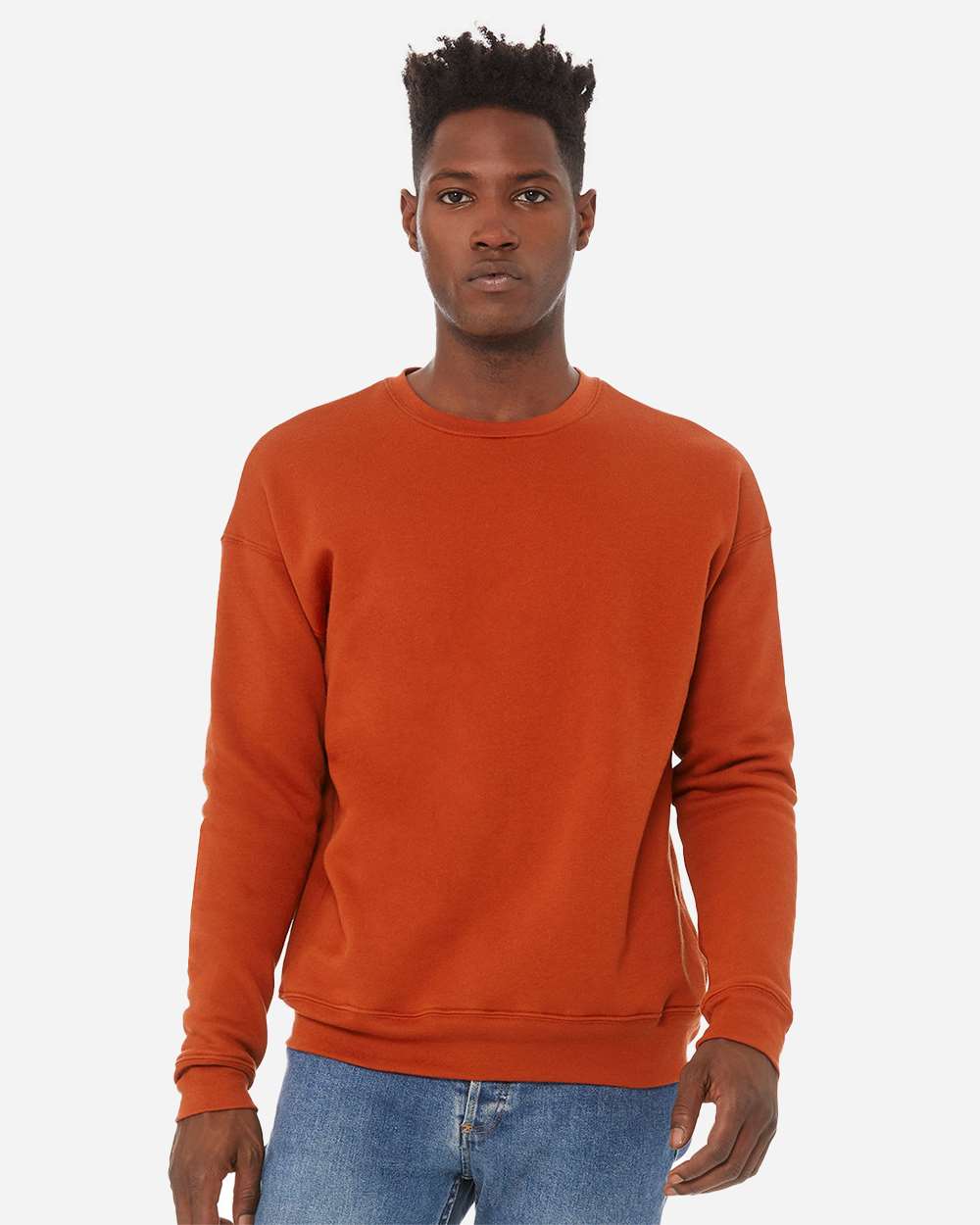 Unisex Sponge Fleece Drop Shoulder Crewneck Sweatshirt