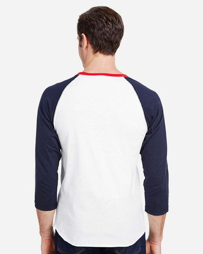 Men's Baseball Fine Jersey Three-Quarter Sleeve Tee