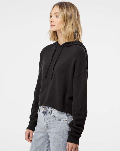 WomenÃ‚â€™s Lightweight Crop Hooded Sweatshirt