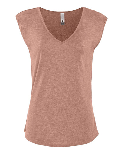 Next Level 5040 Women Festival Sleeveless Deep t-V-Neck T-Shirt