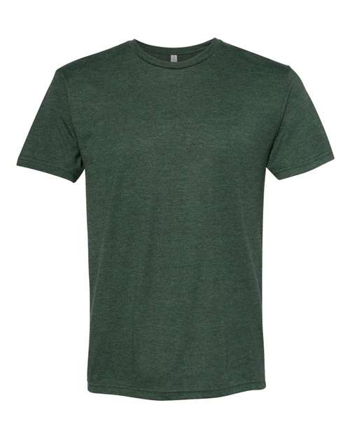 Next Level NL6010 Men's Tri-Blend 50% Polyester/25% Cotton/25% Rayon Crew Neck Tee Vintage Black-Black Forest