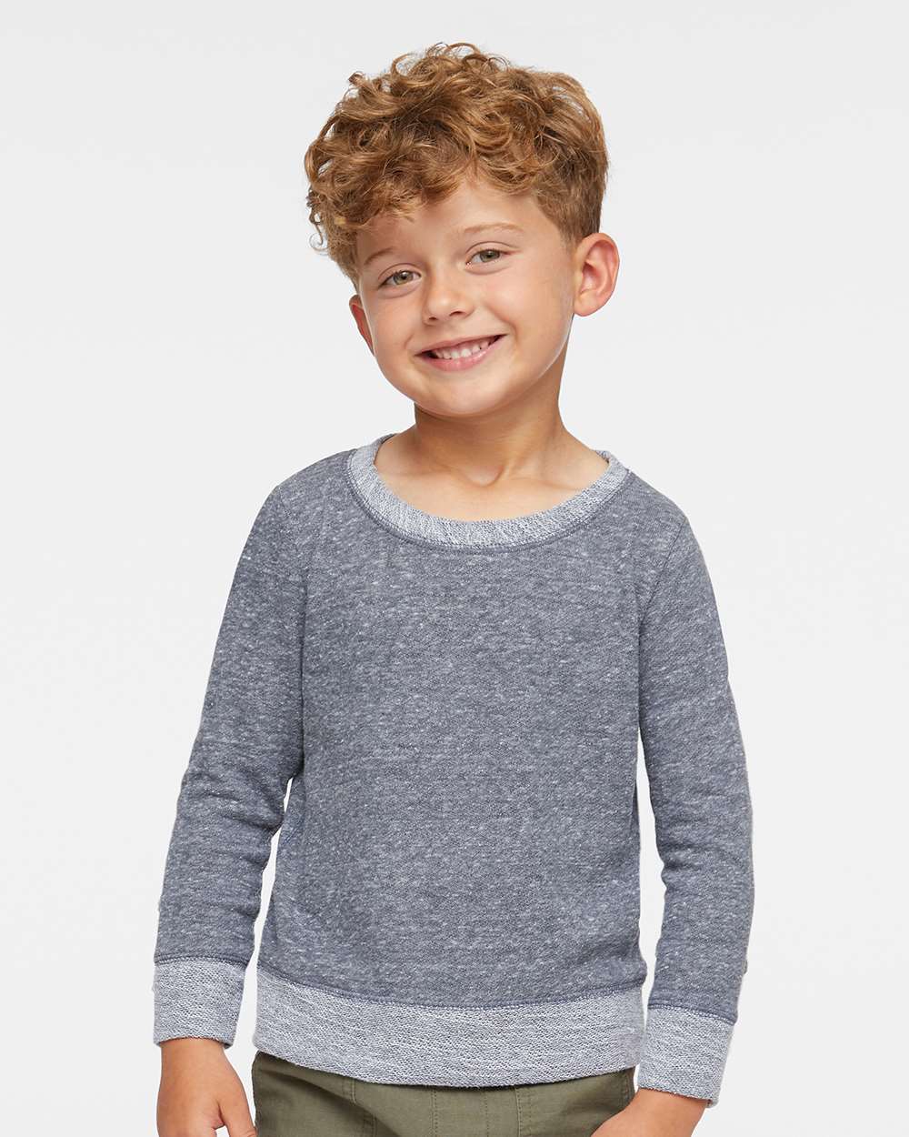 Toddler Harborside MÃƒÂ©lange French Terry Crewneck Sweatshirt