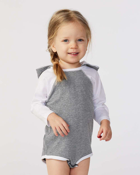Infant Fine Jersey Character Hooded Long Sleeve Bodysuit with Ears