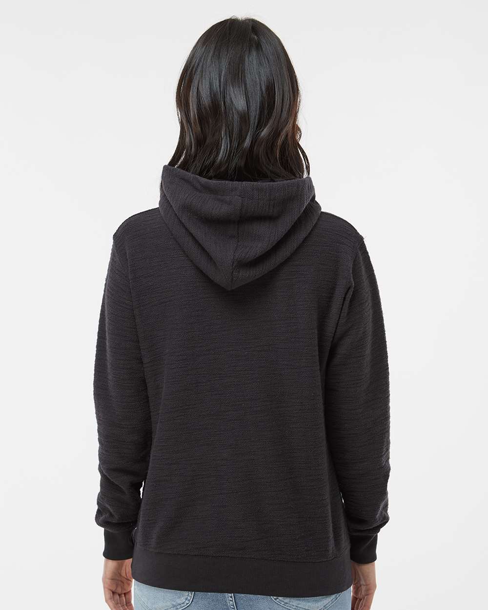 WomenÃ‚â€™s French Terry Sport Lace Scuba Hooded Sweatshirt