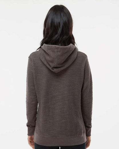 WomenÃ‚â€™s French Terry Sport Lace Scuba Hooded Sweatshirt