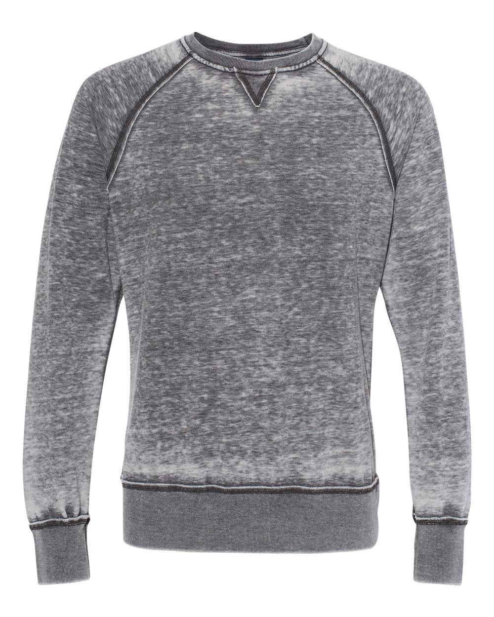 J America Adult Vintage Zen Crewneck Sweatshirt XL DARK SMOKE