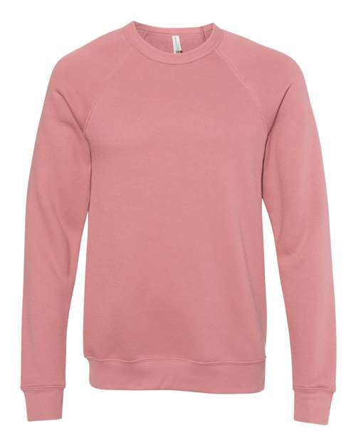 BELLA + CANVAS Unisex Sponge Fleece Raglan Crewneck Sweatshirt