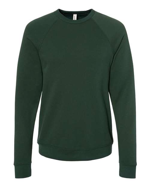 BELLA + CANVAS Unisex Sponge Fleece Raglan Crewneck Sweatshirt