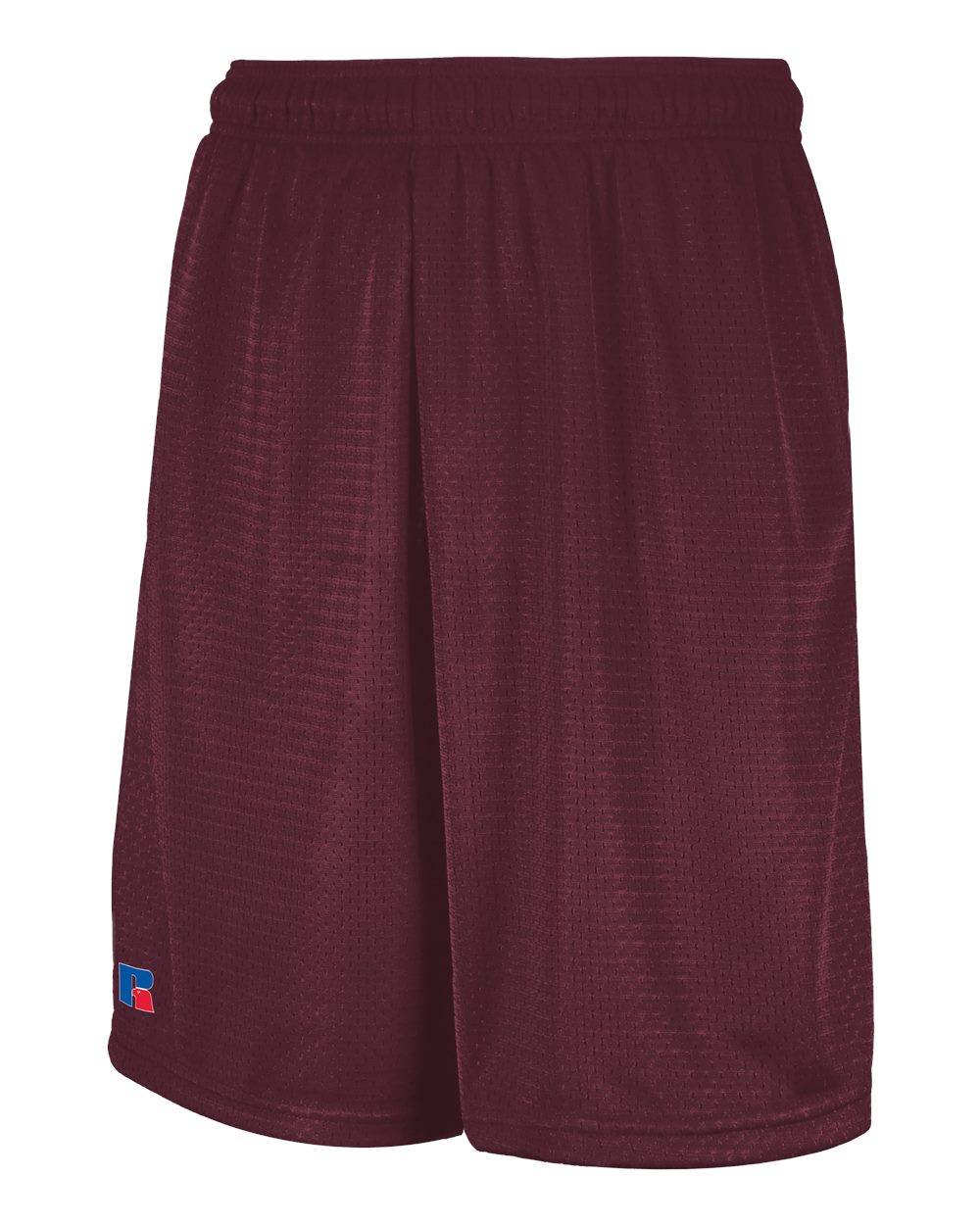 Russell Athletic Men's Mesh Pocket Short, Maroon, X-Large