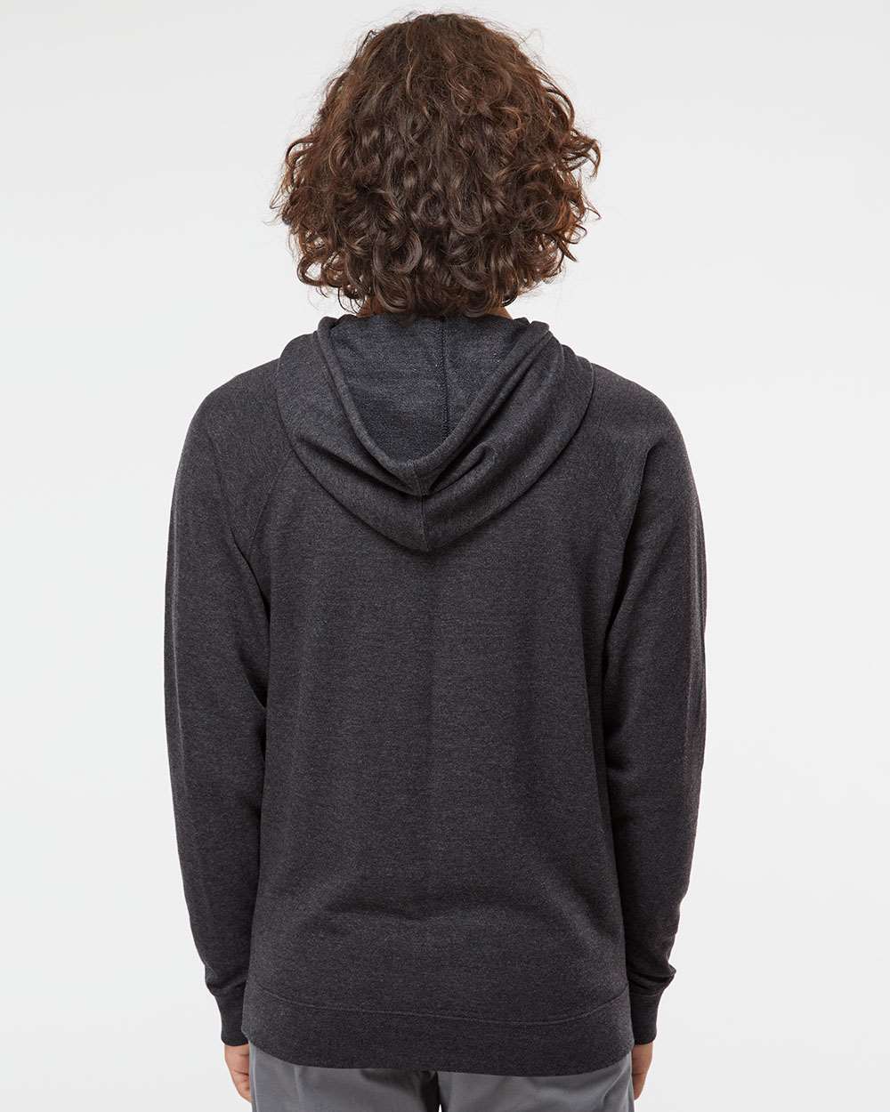 Unisex Icon Lightweight Loopback Terry Hooded Sweatshirt