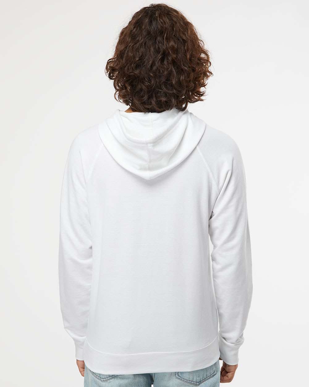Unisex Icon Lightweight Loopback Terry Hooded Sweatshirt