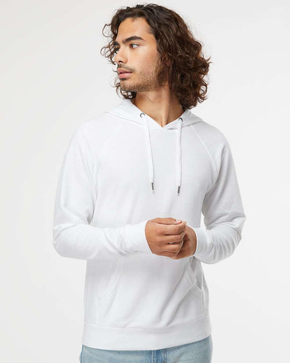 Unisex Icon Lightweight Loopback Terry Hooded Sweatshirt