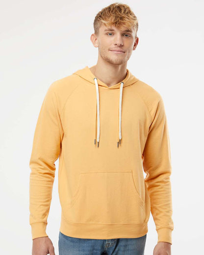 Unisex Icon Lightweight Loopback Terry Hooded Sweatshirt