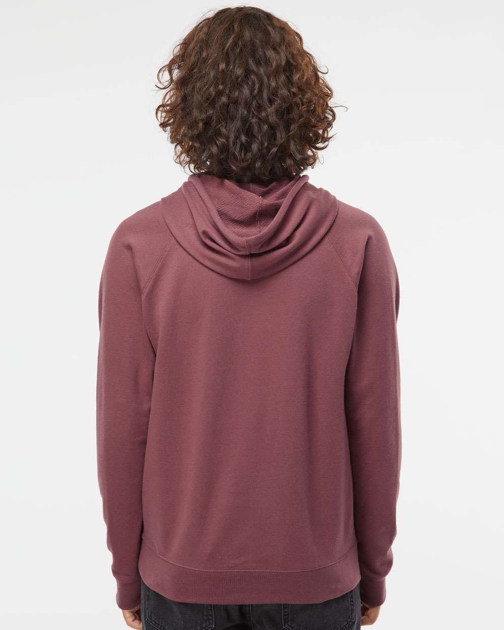 Unisex Icon Lightweight Loopback Terry Hooded Sweatshirt