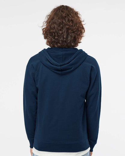 Unisex Icon Lightweight Loopback Terry Full-Zip Hooded Sweatshirt