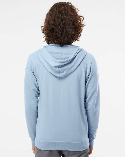 Unisex Icon Lightweight Loopback Terry Full-Zip Hooded Sweatshirt