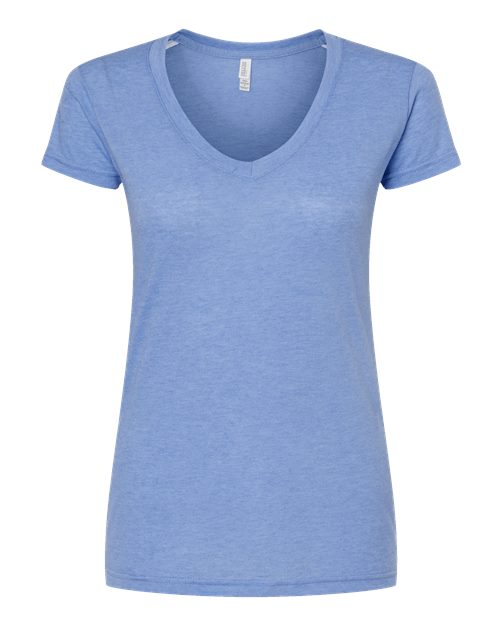 M&O Women's Deluxe Blend V-Neck T-Shirt