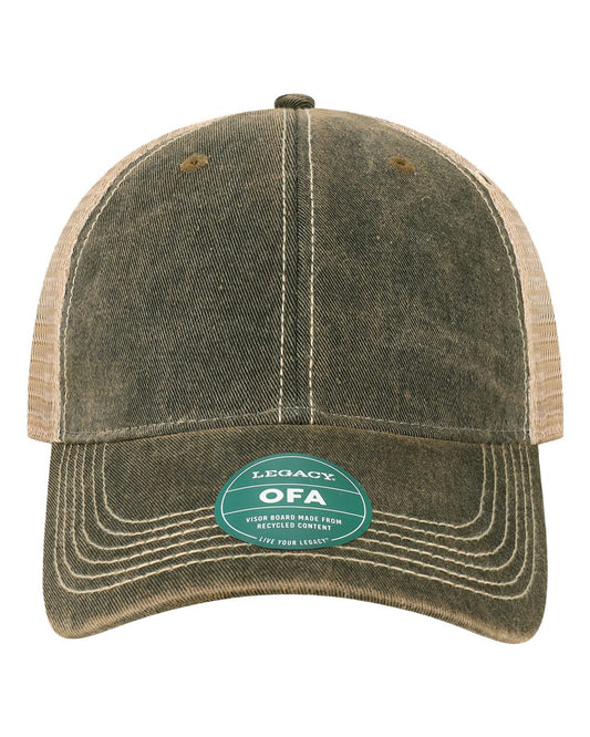 Legacy Old Favorite Trucker Cap One Size Black/Khaki