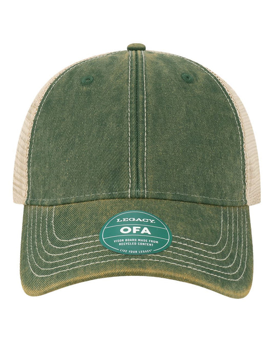 Legacy Old Favorite Trucker Cap One Size Dark Green/Khaki