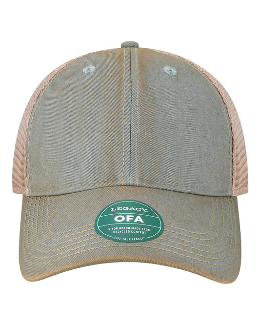 Legacy Old Favorite Trucker Cap One Size Light Blue/Khaki