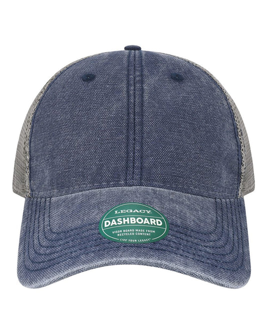 Legacy Dashboard Trucker Cap One Size Navy/Grey
