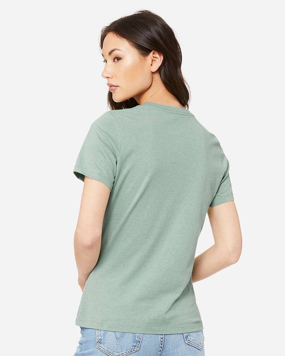 WomenÃ‚â€™s Relaxed Fit Heather CVC Tee