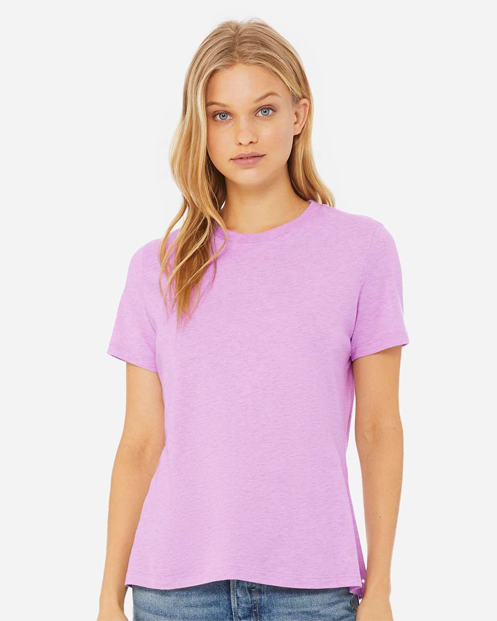 WomenÃ‚â€™s Relaxed Fit Heather CVC Tee