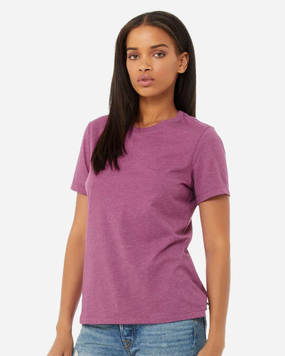 WomenÃ‚â€™s Relaxed Fit Heather CVC Tee