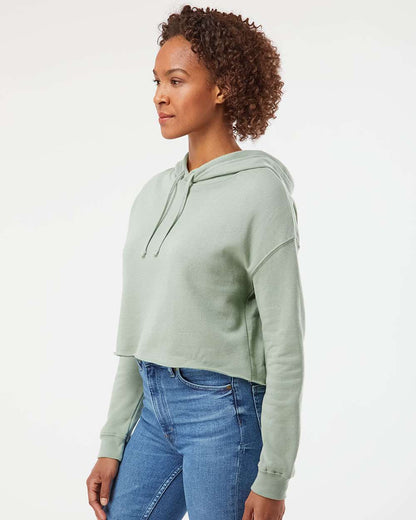 WomenÃ‚â€™s Lightweight Crop Hooded Sweatshirt