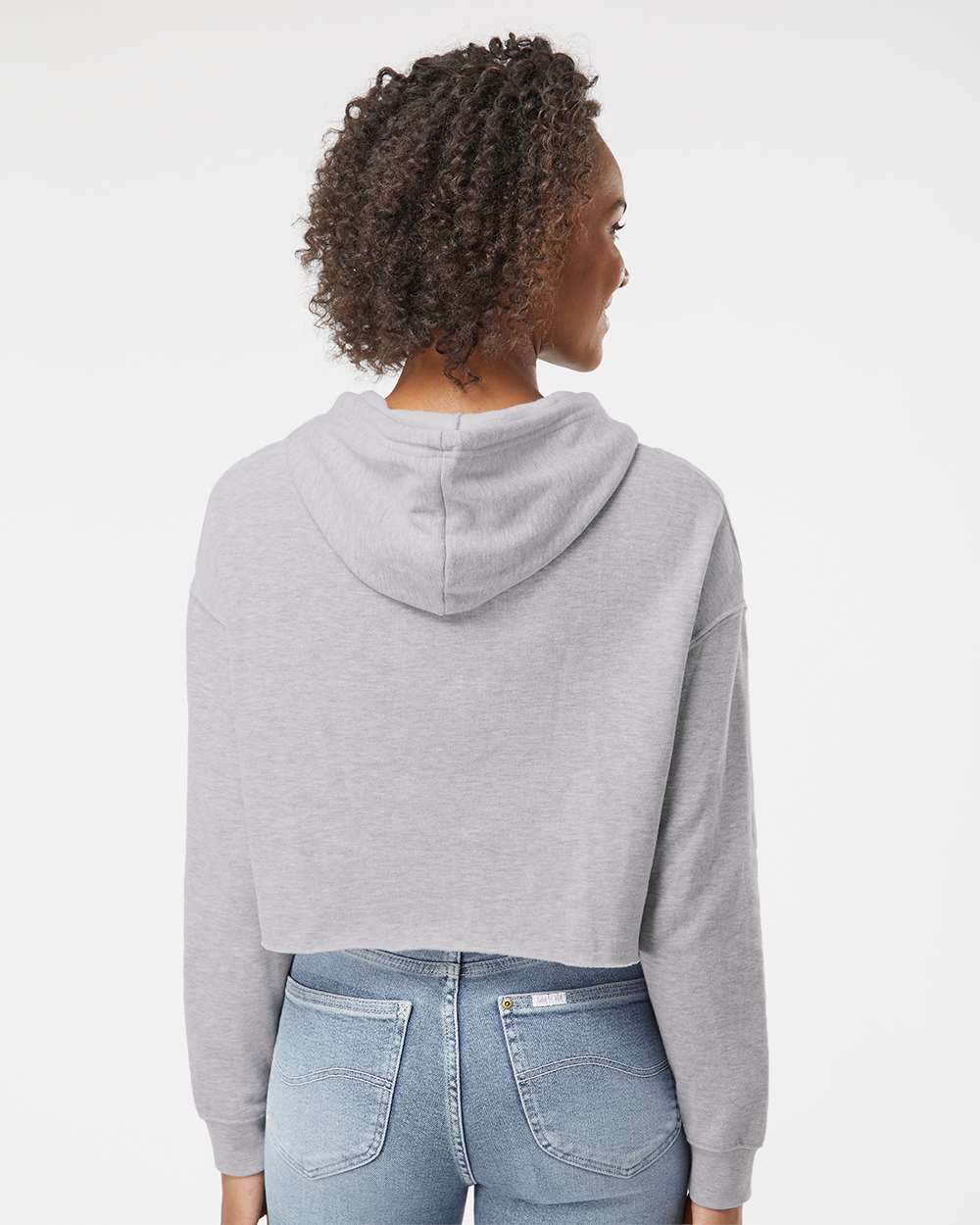 WomenÃ‚â€™s Lightweight Crop Hooded Sweatshirt