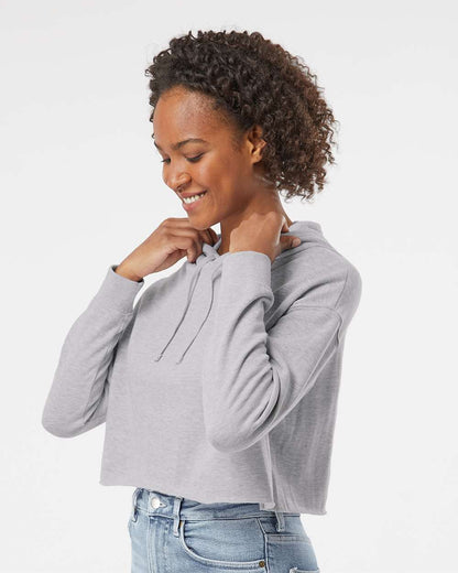 WomenÃ‚â€™s Lightweight Crop Hooded Sweatshirt