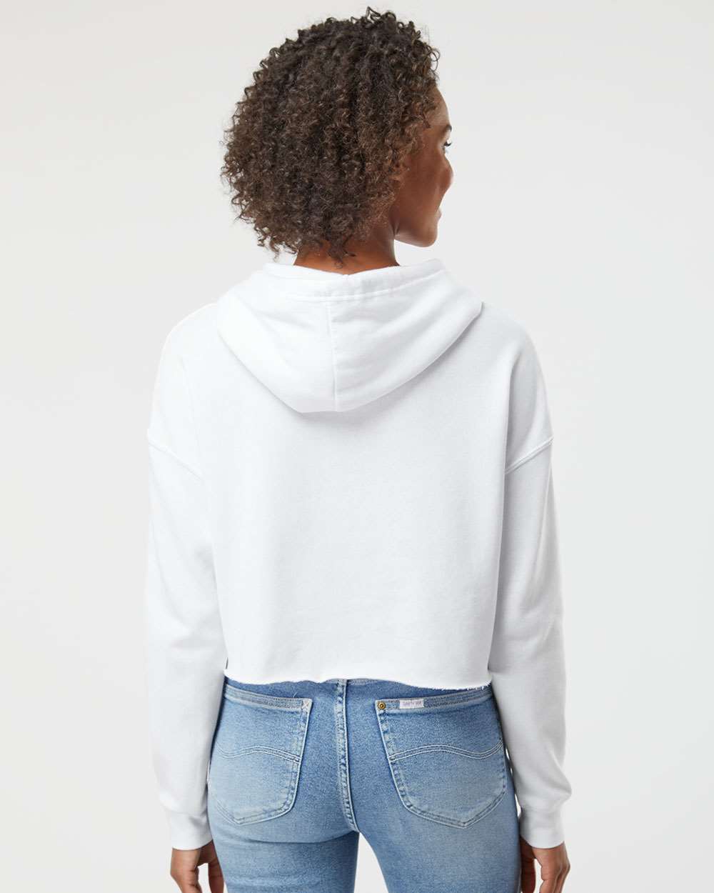WomenÃ‚â€™s Lightweight Crop Hooded Sweatshirt