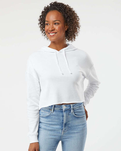 WomenÃ‚â€™s Lightweight Crop Hooded Sweatshirt