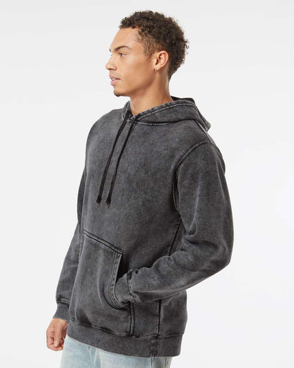 Unisex Midweight Mineral Wash Hooded Sweatshirt