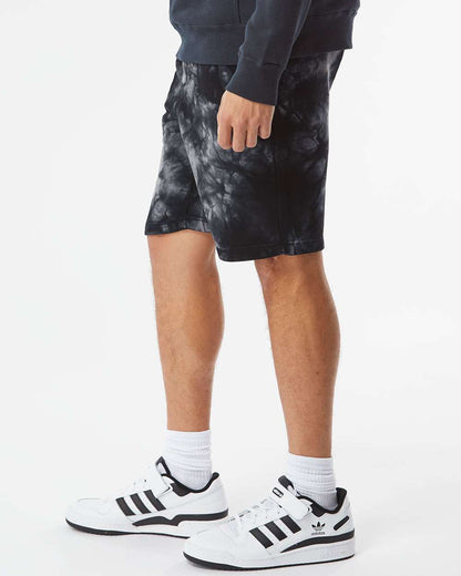 Unisex Tie-Dyed Fleece Shorts