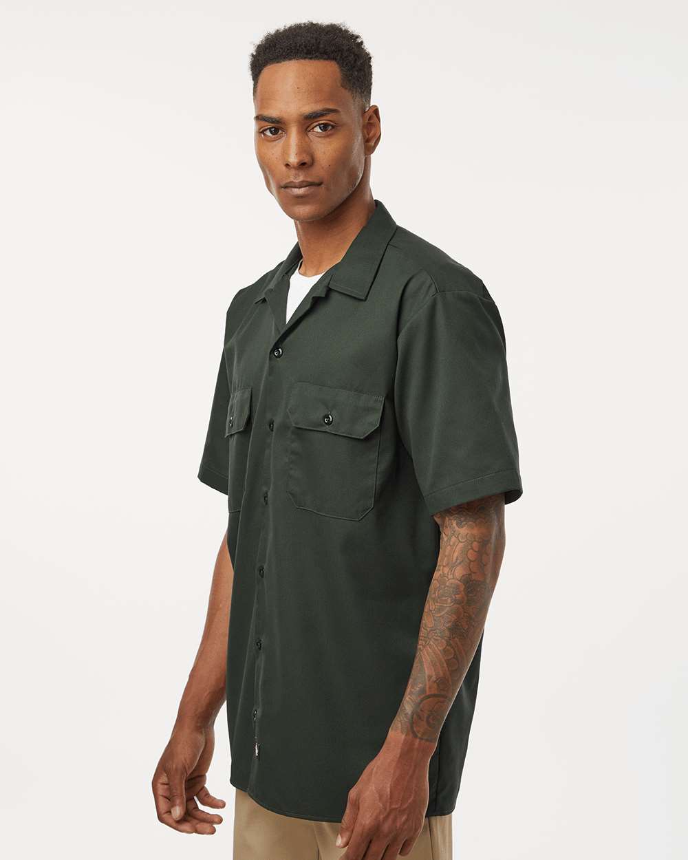 Men's Tall Short Sleeve Work Shirt