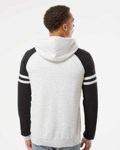 Unisex NublendÃ‚Â® Varsity Colorblocked Raglan Hooded Sweatshirt