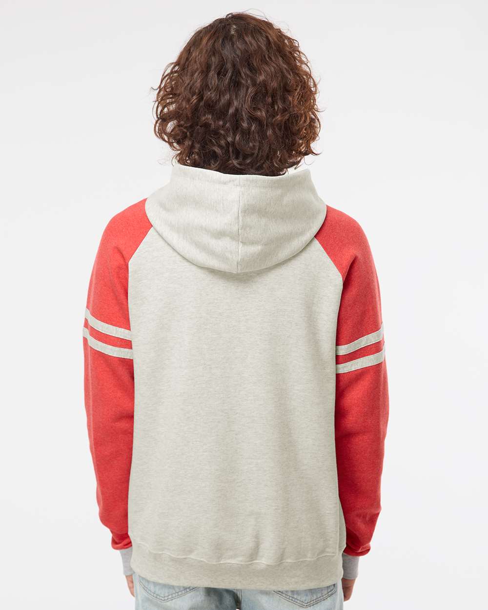 Unisex NublendÃ‚Â® Varsity Colorblocked Raglan Hooded Sweatshirt