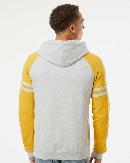 Unisex NublendÃ‚Â® Varsity Colorblocked Raglan Hooded Sweatshirt