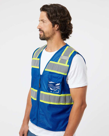 Unisex EV SeriesÃ‚Â® Enhanced Visibility 3 Pocket Mesh Vest