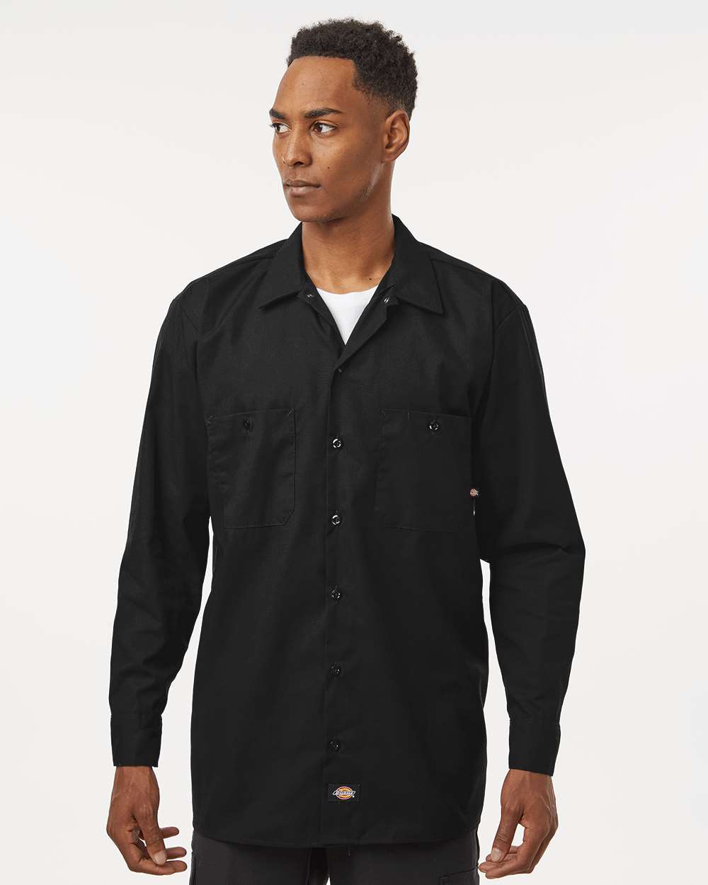 Men's Tall Industrial Long Sleeve Work Shirt