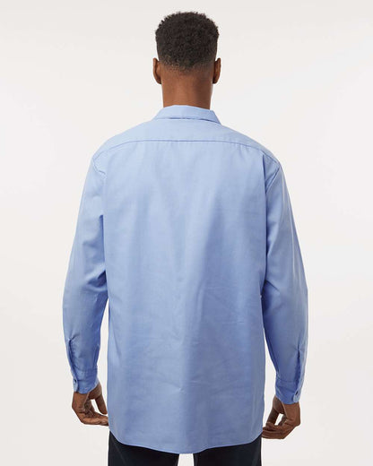Men's Tall Industrial Long Sleeve Work Shirt