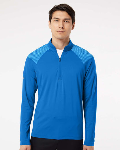 Men's Ultimate365 Lightweight Shoulder Stripe Quarter-Zip Pullover