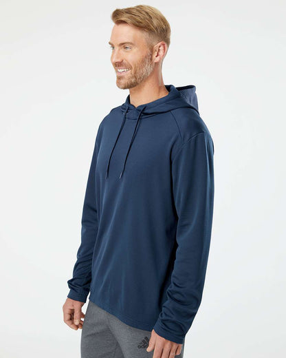 Men's Textured Mixed Media Midweight Hooded Sweatshirt