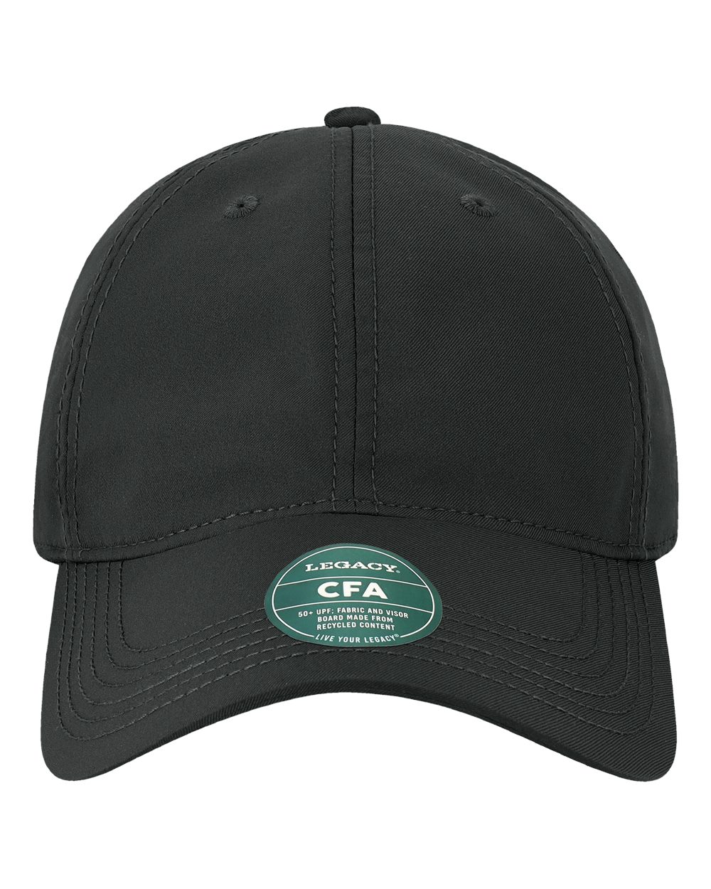 LEGACY Cool Fit Adjustable Cap, Black, Adjustable