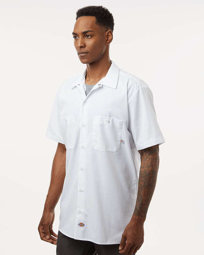 Men's Tall Industrial Short Sleeve Work Shirt