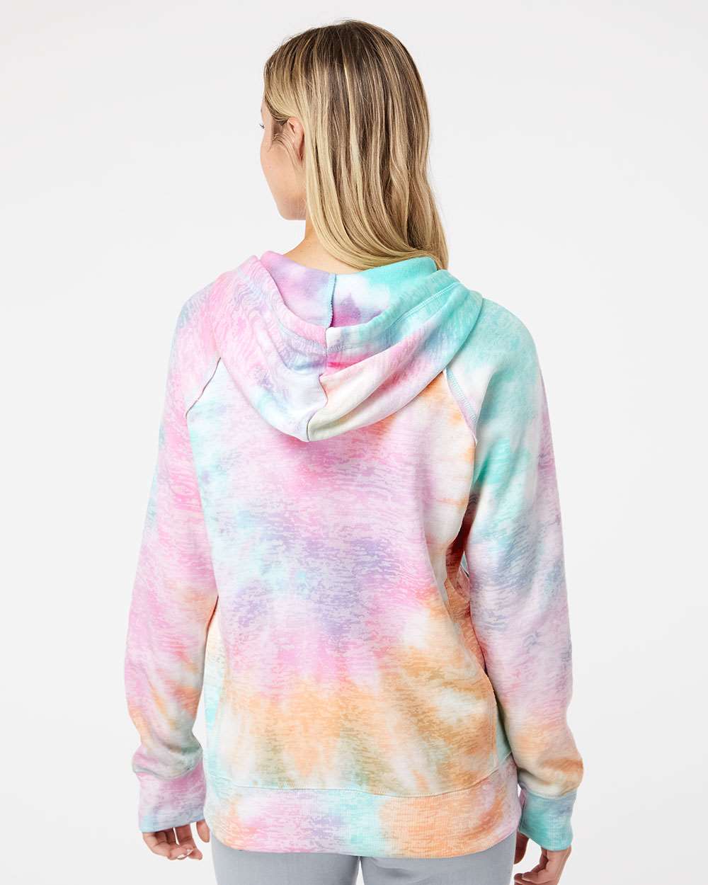WomenÃ‚â€™s Courtney Burnout V-Notch Hooded Sweatshirt